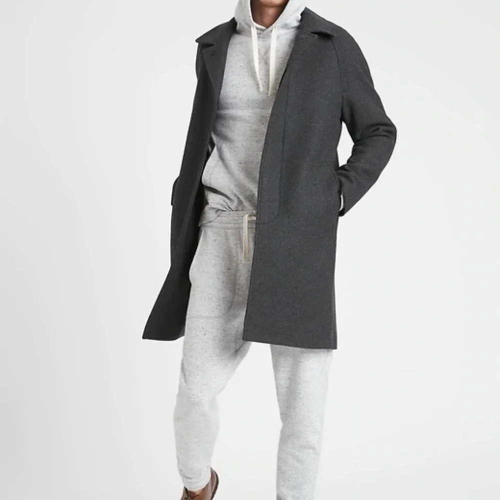 Banana Republic Italian Melton Car Coat